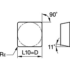 Kendex™ • SPGF Insert • Positive