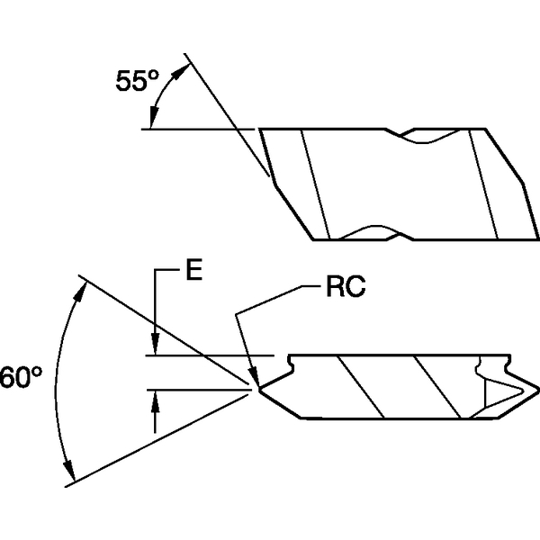 Skär P=11.5TPI NT UTV/INV