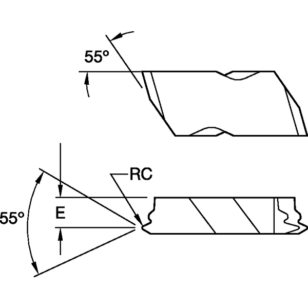 Skär P=11TPI WH INV