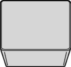 POSITIVE INSERT GEO FLAT TOP