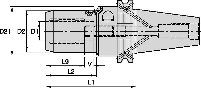 DV40B HYDRAULIC CHUCK D06