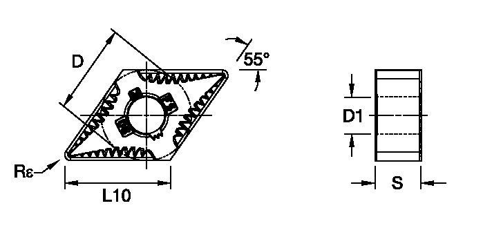 ANSI/ISO Turning Insert DN..