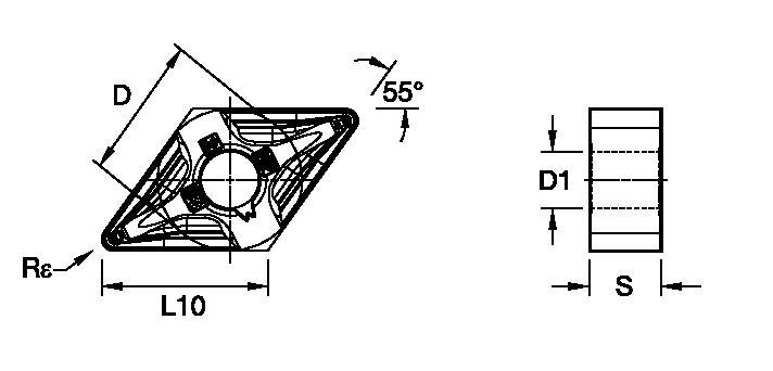ANSI/ISO Turning Insert DN..