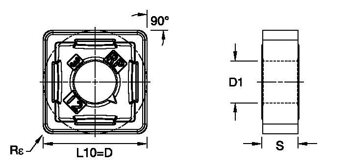 ANSI/ISO Turning Insert SN..