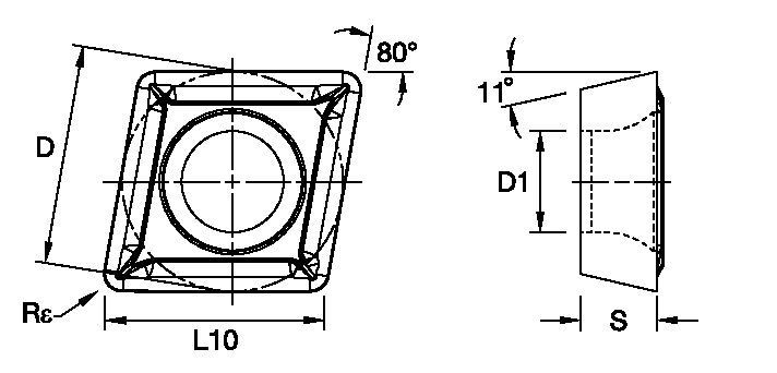 ANSI/ISO Turning Insert CP..