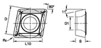ANSI/ISO Turning Insert CP..