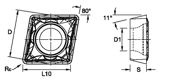 ANSI/ISO Turning Insert CP..