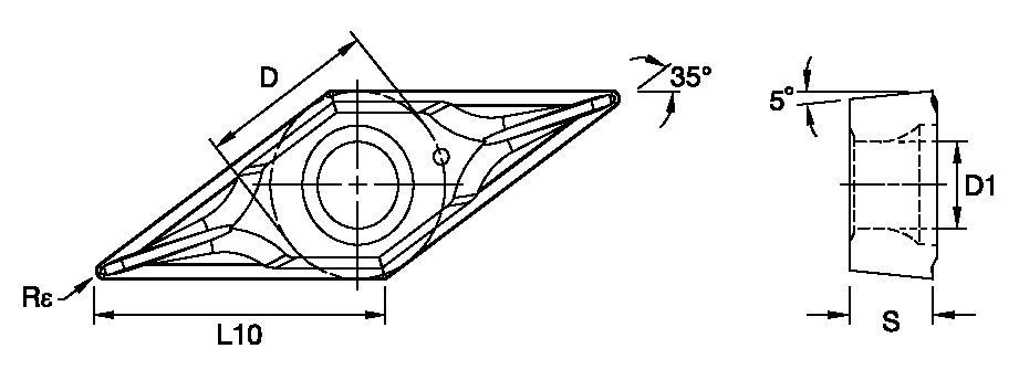 ANSI/ISO Turning Insert VB..