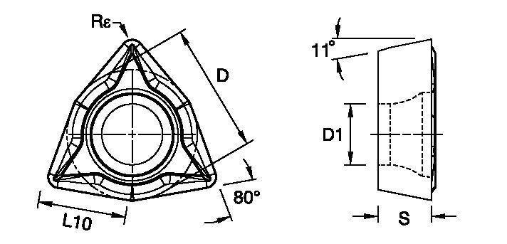 ANSI/ISO Turning Insert WP..