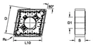 ANSI/ISO Turning Insert CN..