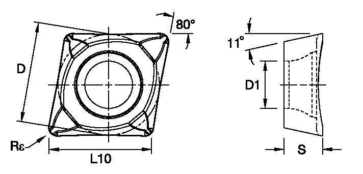 ANSI/ISO Turning Insert CP..