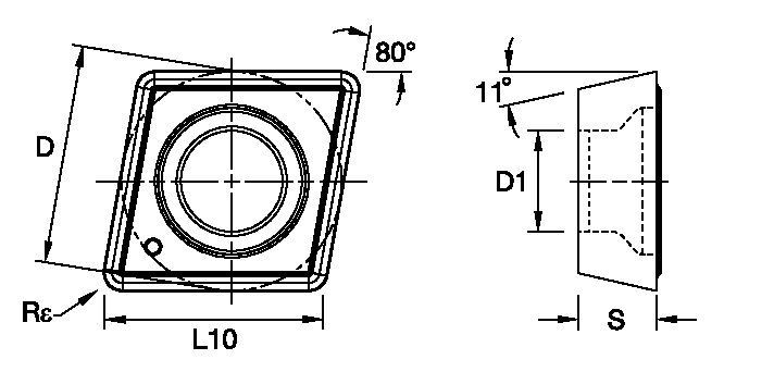 ANSI/ISO Turning Insert CP..