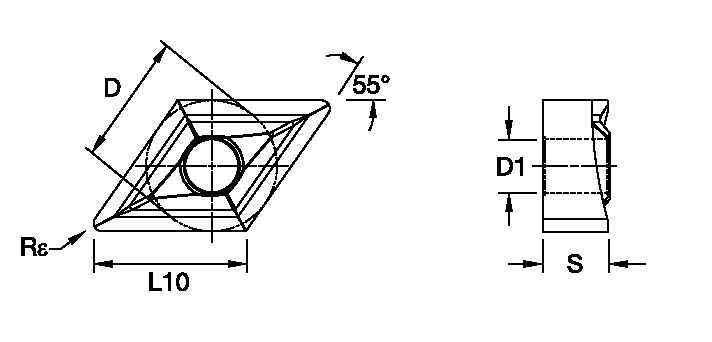 ANSI/ISO Turning Insert DN..