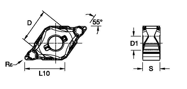 ANSI/ISO Turning Insert DN..