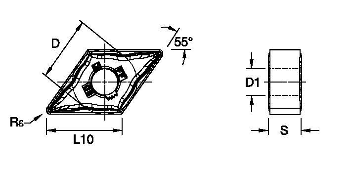 ANSI/ISO Turning Insert DN..