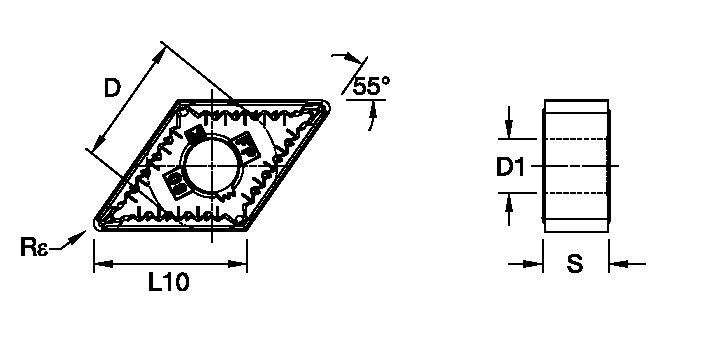 ANSI/ISO Turning Insert DN..