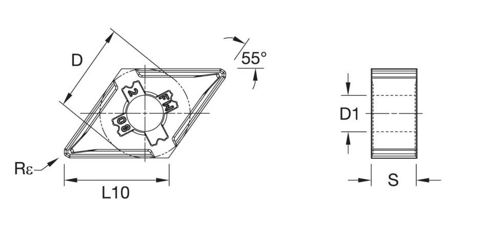 ANSI/ISO Turning Insert DN..