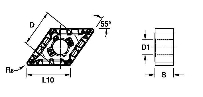 ANSI/ISO Turning Insert DN..