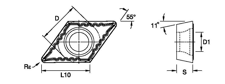 ANSI/ISO Turning Insert DP..
