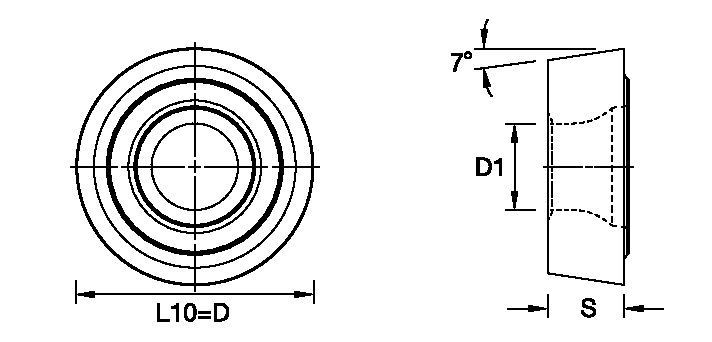 ANSI/ISO Turning Insert RC..