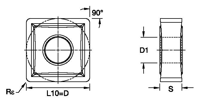 ANSI/ISO Turning Insert SN..