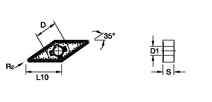 ANSI/ISO Turning Insert VN..