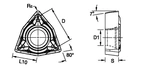 Screw-On • WCMT Insert • Positive • FP