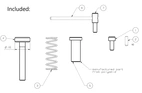SCREW SET FOR SLIDES