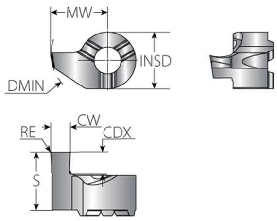 046-00233 Grooving Inserts