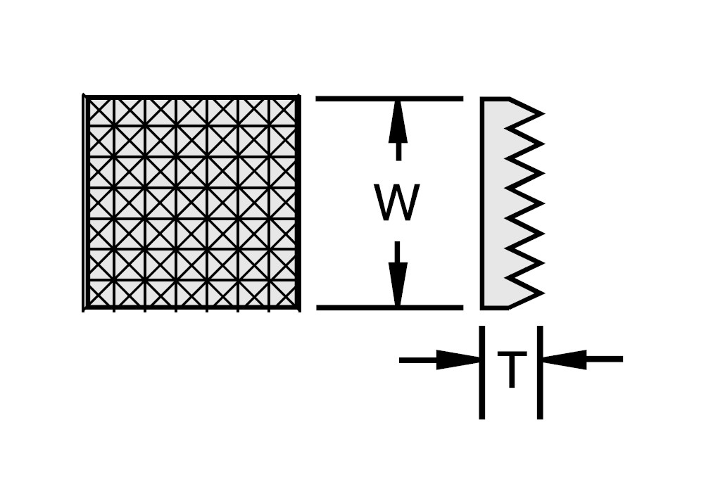 Square Carbide Gripper