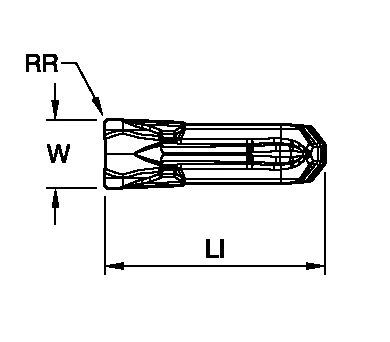 Cut-Off Insert • CF Geometry