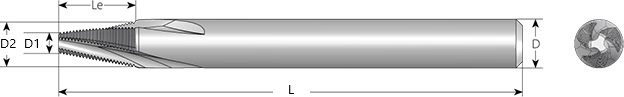 TM Solid Carbide Helical