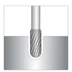SC Burrs - Radius Cylindrical Shape