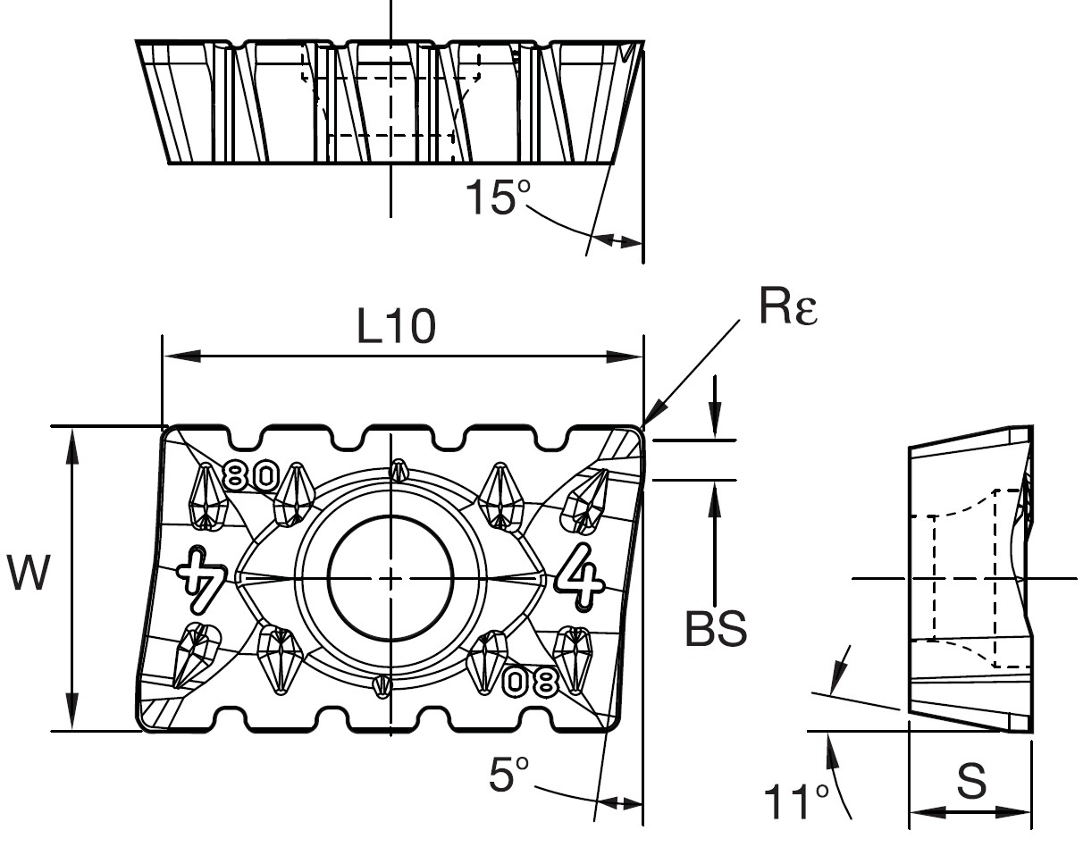 INSERT G4 HEAVY DUTY MIILING