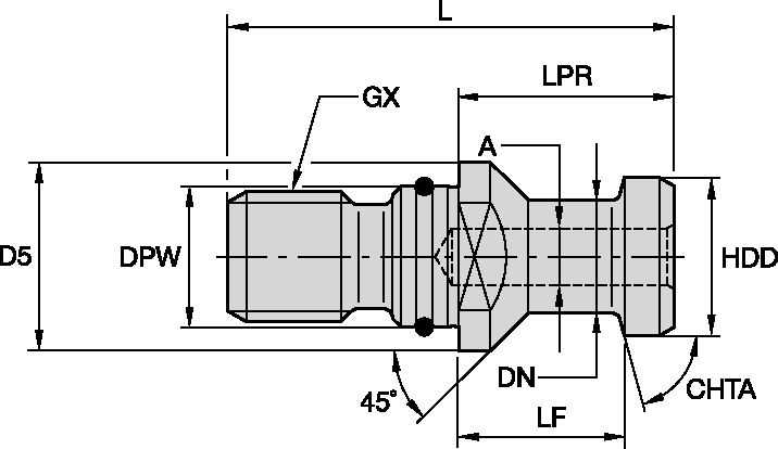 PULL STUD SK50 DIN69872B O-RI