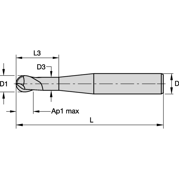 FULLRADIEFRÄS 2MM L3:18.4 CYL