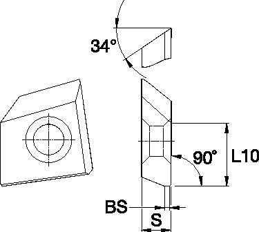 Insert for Finishing Aluminium