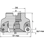 ROUND D&M SHELL MILL CUTTER D