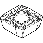 Inserts for KSSM 75° • SDKT-GP FOR GENERAL PURPOSE