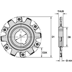 NARROW SLOTTING CUTTER D=200