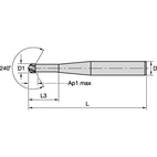 FULLRADIEFRÄS 6MM AP:6 CYL
