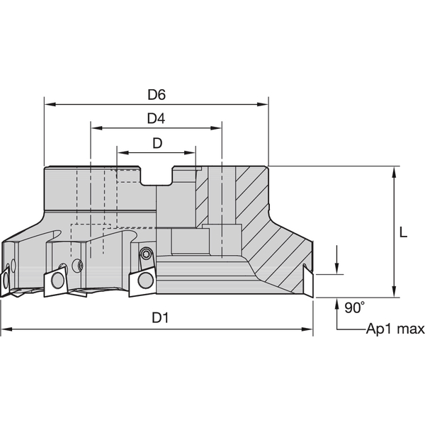 FIX-PERFECT 90 PM SHELL MILL