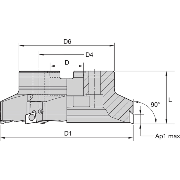 FIX-PERF 90 M line SHELL MILL