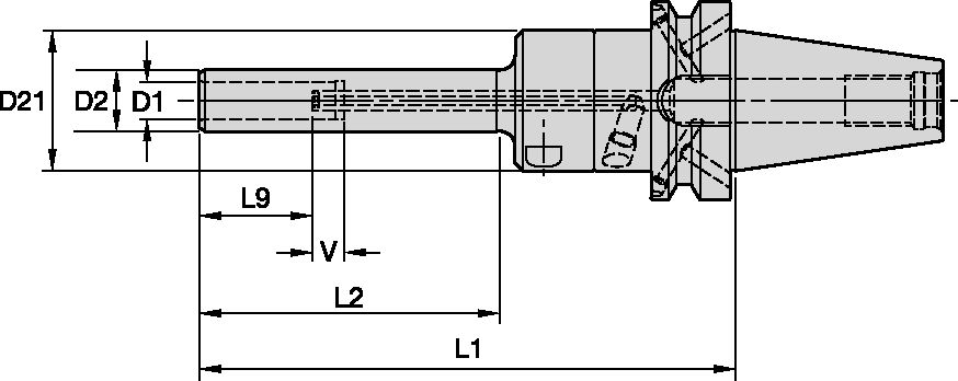 12MM HYDRAULIC CH'K SLIM LINE