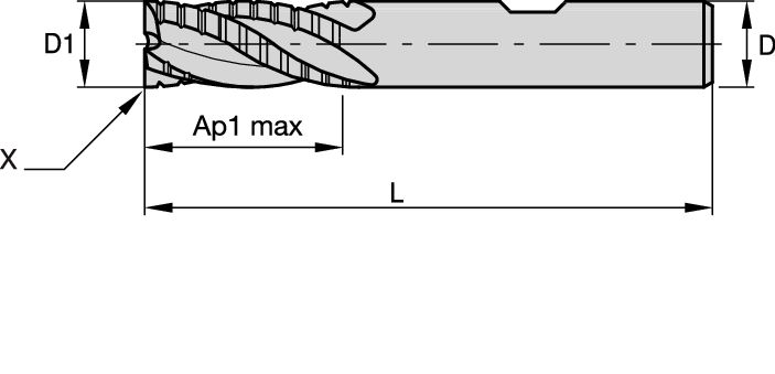 ENDMILL B D=10 Z=4 30DEG