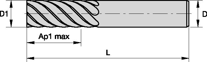 PINNFRÄS 6MM AP:9 R0 CYL