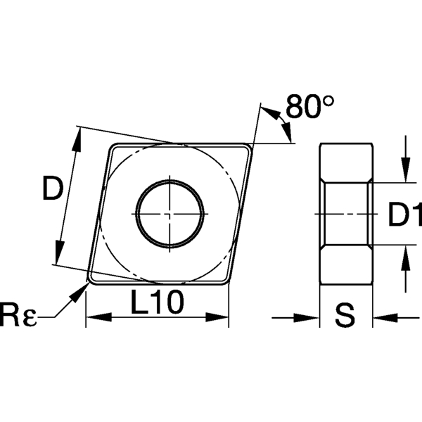 ANSI/ISO Turning Insert CN..