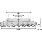 KSSM 45 SHELL MILL D=125 Z=10