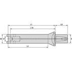 HTS BASIC SHANK DIAMETER=50/2