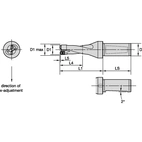 BORR 23MM 2xD IK WD DrillFIX DFR